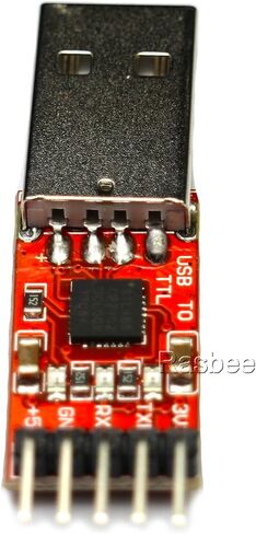 Aihjcnele USB إلى TTL Module CP2102 USB 2.0 إلى محول وحدة الواجهة التسلسلية UART STC Downloader 3.3V 5V 5PIN MCU برمجة تعمل لنظام التشغيل Windows 8/7/Vista/XP مع أسلاك توصيل لـ Arduino in Kuwait