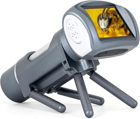 مجهر رقمي محمول للأطفال من JOYALENS JL012، مجهر محمول للأطفال 50x-300x، كاميرا مجهر USB LCD مقاس 2 بوصة لهدايا الأطفال، مجموعة ألعاب علمية تعليمية مع شرائح مُجهزة، 8 جيجابايت (رمادي) in Kuwait