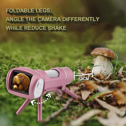 مجهر رقمي محمول للأطفال من JOYALENS JL012، مجهر محمول للأطفال 50x-300x، كاميرا مجهر USB LCD مقاس 2 بوصة لهدايا الأطفال، مجموعة ألعاب علمية تعليمية مع شرائح مُجهزة، 8 جيجابايت (رمادي) in Kuwait