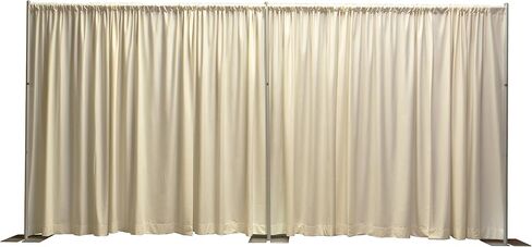 Pipe & Drapes Portable Stand Kit, 8FT x 20FT Photo Backdrop Set with Portable Stand, Photography Background for Weddings, Birthday Parties, Business Events (Bone) in Saudi Arabia