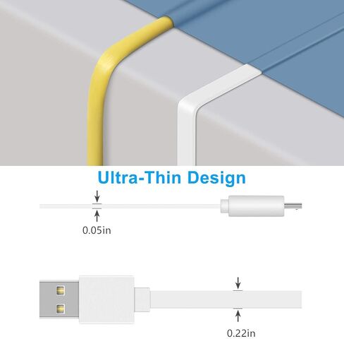 كيبل تمديد طاقة مسطح بطول 16.4 قدم متوافق مع كاميرا وايز كام بان وكاسا وكاميرا واي اي دوم هوم وفوربو دوج ونيست كام وبلينك وكاميرا كلاود وكيبل شحن متين لكاميرا المراقبة من قطعتين in Kuwait