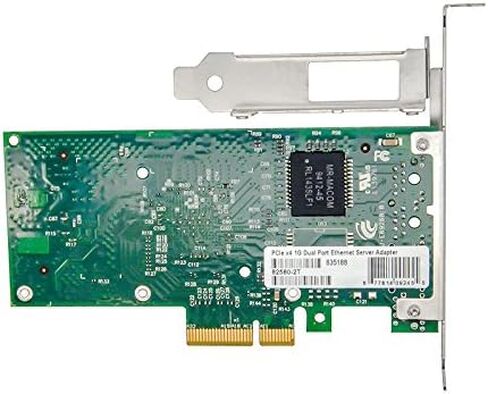 Jeirdus مع مجموعة شرائح Intel 82580 I340-T2 E1G44HT محول شبكة جيجابت إيثرنت 1G (NIC)، منافذ RJ45 نحاسية مزدوجة، PCI Express 2.0 X4 in Kuwait