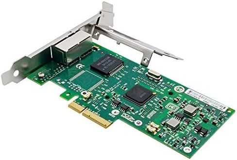 Jeirdus مع مجموعة شرائح Intel 82580 I340-T2 E1G44HT محول شبكة جيجابت إيثرنت 1G (NIC)، منافذ RJ45 نحاسية مزدوجة، PCI Express 2.0 X4 in Kuwait