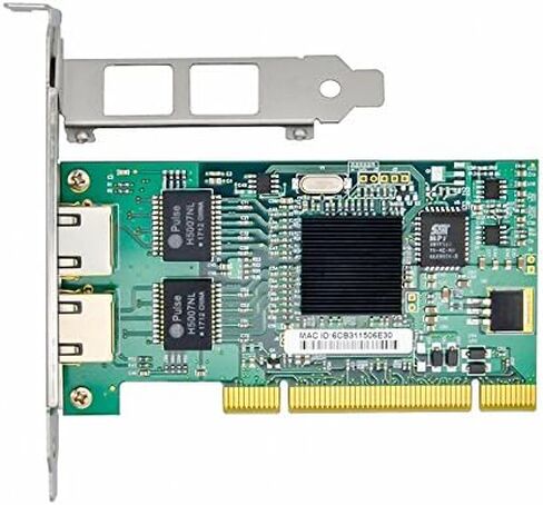 Jeirdus مع مجموعة شرائح Intel 82580 I340-T2 E1G44HT محول شبكة جيجابت إيثرنت 1G (NIC)، منافذ RJ45 نحاسية مزدوجة، PCI Express 2.0 X4 in Kuwait