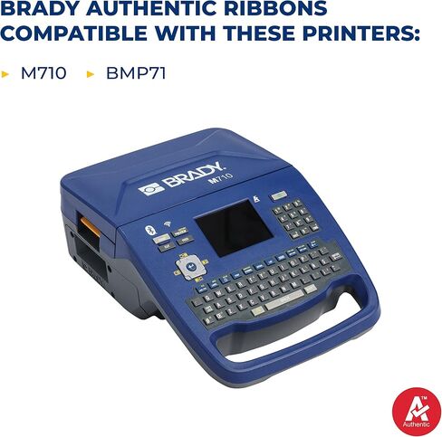 شريط طابعة Brady (M7-R4300) - شريط خالي من الهالوجين من سلسلة R4300 لطابعات BMP71 وM710 - أسود، لفة بطول 150 قدم in Saudi Arabia