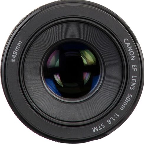 عدسة Canon EF 50mm f/1.8 STM Prime + ذاكرة سعة 128 جيجابايت + مرشح للأشعة فوق البنفسجية + حقيبة عدسة + مقبض + المزيد (مجموعة مكونة من 18 قطعة) (متجددة) in Saudi Arabia
