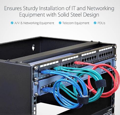 خزائن من راك اي تي 1U 19 انش، حشية هيكل فارغة بفتحات تهوية لوحة ستيل سوداء، خادم شبكة الإنترنت مركز بيانات الشبكة السحابية، فاصل مشقوق للتهوية، أقسام لوحة تثبيت، عبوة من قطعتين in Kuwait