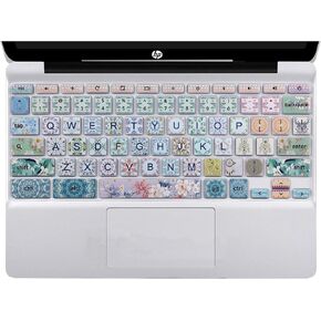 Keyboard Cover Skin for HP Chromebook 11 x360 11.6,G2/G3/G4/G5/G6 EE/G7 EE 11.6, 14-ca 14-ak14-X Series/HP Chromebook 14 G2 G3 G4 Keyboard Protector,Cute Cat in Kuwait