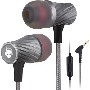 MINDBEAST Super Bass 90%-Noise Isolating Earbuds with Microphone and Case-Amazing Sound Effects and Game Experience for Women, Men, Kids-Headphone Jack Compatible with Apple, Samsung, Sony, Xbox