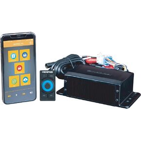 Memphis Audio SMC2A جهاز استقبال مركز الوسائط بدون رأس للتحكم في الهاتف الذكي مع Am/FM Bluetooth AUX وشريط الطقس in Kuwait