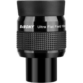 SVBONY SV190 Ultra Flat Field Eyepiece, 1.25 Inch UF 18mm Telescope Eyepiece, Fully Multi-Coated Feature Blackened Lens Edges in Saudi Arabia