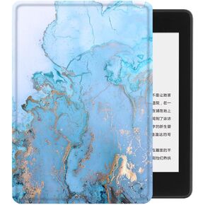 Youngme Case for All-New Kindle (2022 Release) with Hand Strap - Leather Cover Auto Sleep/Wake for 6" Kindle (11th Generation) - 2022 Release (Dogs Family) in Kuwait