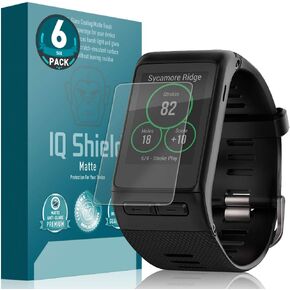 IQShield Screen Protector Compatible with Garmin Vivosmart 4 (6-Pack) LiquidSkin Anti-Bubble Clear TPU Film