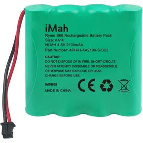 بطارية iMah بديلة 4PH-H-AA2100-S-D22 4.8 فولت 2100 مللي أمبير في الساعة لنظام إنذار لاسلكي ADT DSC لوحة لوحة المفاتيح WTK5504 WKA5504 WS4920HE 17000153 DSC-BATT2148V in Kuwait