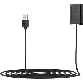 FOMITO DK-X1 USB Power Adapter with NP-BX1 Dummy Battery for Sony Cybershot ZV-1 DSC-RX1 RX1R RX100 II III IV V VI VII, M2 M3 M4 M5 M6/B M7, HX50 HX90 HX300 WX300 WX350 WX500 Cameras in Kuwait