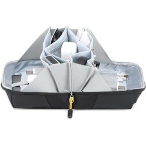 Omnpak إلكترونيات منظم الحقيبة السفر التكنولوجيا المنظم حقيبة الحبل المنظم حقيبة كما إكسسوارات السفر للرجال النساء المحمولة حقيبة تخزين الحبل مقاومة للماء للشاحن، والكابلات، وبنك الطاقة، والشخصية in Kuwait