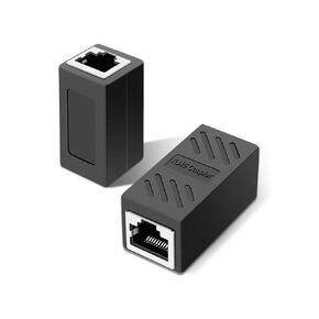 IP68 Waterproof CAT6A RJ45 Coupler 10 GB Shielded Pure Copper Ethernet Coupler, IP68 Waterproof Ethernet Outdoor LAN Cable Connector for Cat5/Cat6/Cat6A/Cat7/Cat8 Ethernet Cable (5 PCS Female)