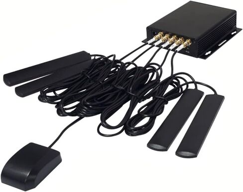 GL-X300B (Collie) 4G LTE VPN بوابة لاسلكية صناعية، هوائيات خارجية 4G كاملة النطاق، مراقبة الأجهزة، عند القيادة، تشفير DNS، 2.4 جيجا هرتز فقط in Kuwait