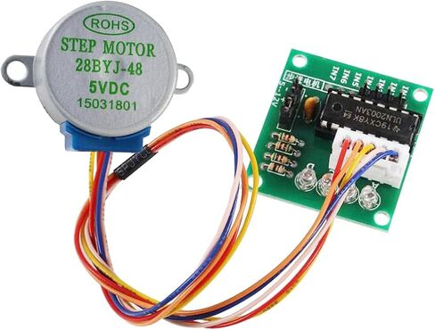 AEDIKO 6 Sets 28BYJ-48 ULN2003 5V Stepper Motor + ULN2003 Driver Board+120 Pin Cable in Saudi Arabia