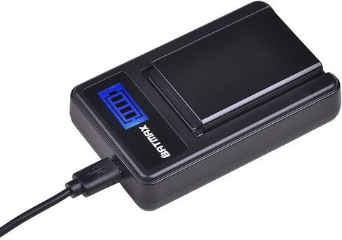 Batmax 2x 2400mAh KLIC-5001 Li-ion Battery + LCD USB Charger for Kodak Easyshare P712 P850 P880 Z730 Z760 Z7590 DX6490 DX7440 DX7590 DX7630 Zoom and Sanyo DB-L50 DMX-WH1 HD1010 FH11 HD2000 VPC-WH1 HD2 in Saudi Arabia