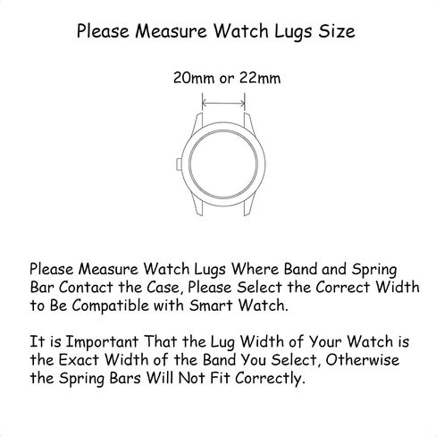 Galaxy Watch 3 45mm Bands 2 Pack، متوافق مع Samsung Band، العرض 22 مم من الجلد، للرجال والنساء، أحزمة ذكية سريعة الإصدار للجنسين (أسود + بني) in Kuwait