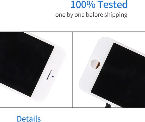 قطعة غيار شاشة A-MIND لهاتف iPhone 7 A1660 A1778 A1779 مقاس 4.7 بوصة LCD عرض مجموعة رقمية لشاشة تعمل باللمس ثلاثية الأبعاد مع مجموعة أدوات إصلاح لهاتف iPhone 7 LCD أبيض in Saudi Arabia
