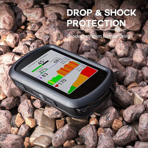 TUSITA Silicone Case Compatible with Garmin Edge 540 | 540 Solar | 840 | 840 Solar - Black in Saudi Arabia