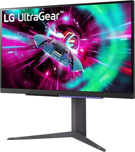 شاشة ألعاب LG 27 بوصة UltraGear 4K UHD (3840x2160)، 144 هرتز، 1 مللي ثانية، VESA DisplayHDR 400، G-SYNC وAMD FreeSync Premium، HDMI 2.1، DisplayPort، 4-Pole HP Out DTS HP:X، حامل قابل للإمالة/الارتفاع/المحور، أسود in Saudi Arabia