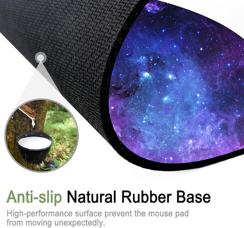 Keyboard Wrist Rest Support + Mouse Pad + Mouse Wrist Rest + Coaster, 4 PCS Set Ergonomic Memory Foam Mousepad with Durable Anti-Slip Rubber Base for Office, Home & Easy Typing Pain Relief, Moon Sun in Saudi Arabia