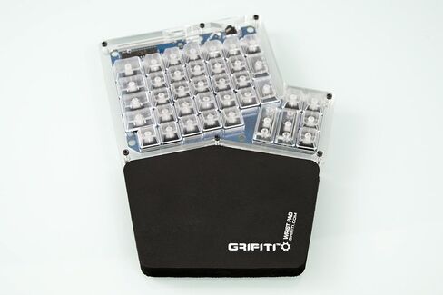 مجموعة وسادة المعصم GRIFITI Fat من Ergodox المكونة من قطعتين مقاس 6.5 بوصة × 4.2 بوصة × 0.75 بوصة، مساند معصم مرآة تدعم ملحقات مجموعات لوحة مفاتيح الكمبيوتر للألعاب - مسند اليد المريح للوحات المفاتيح، مسند راحة اليد (نايلون أسود) in Saudi Arabia