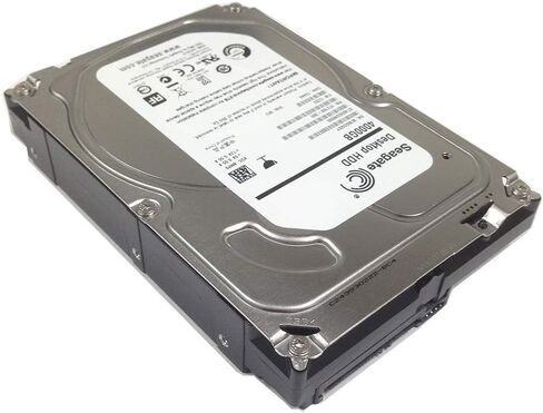 Seagate ST4000DM000 محرك الأقراص الصلبة المكتبي 4 تيرابايت ساتا 6 جيجابايت/ثانية Ncq 64 ميجابايت كاش 3.5 بوصة محرك أقراص داخلي مكشوف (متجدد) in Saudi Arabia