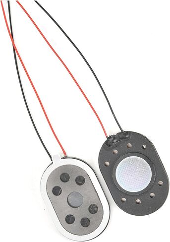 Heyiarbeit DIY Magnetic Speaker 8 Ohm 1.5W 30mm Oval Shape Replacement Speaker Stereo Woofer Loudspeaker for DIY Audio Speakers Interphone 2pcs in Saudi Arabia