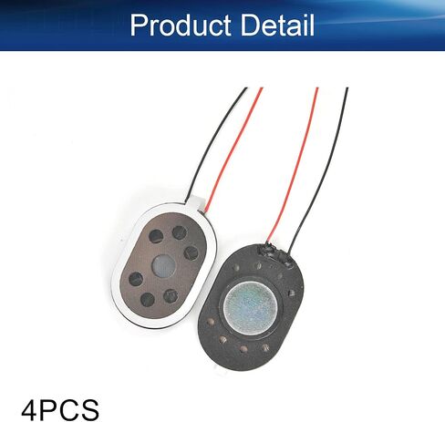 Heyiarbeit DIY Magnetic Speaker 8 Ohm 1.5W 30mm Oval Shape Replacement Speaker Stereo Woofer Loudspeaker for DIY Audio Speakers Interphone 2pcs in Saudi Arabia
