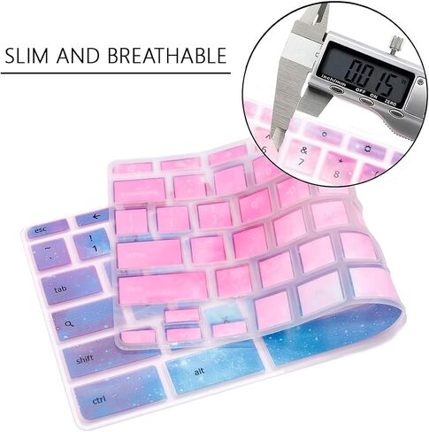 WYGCH Silicon Keyboard Cover for HP Chromebook 11 x360 11.6",Chromebook 11 G2/G3/G4/G5/G6 EE/G7 EE 11.6",Chromebook 14-ca 14-ak14-X Series/Chromebook 14 G2 G3 G4 Keyboard Skin,Cosmic Nebula in Kuwait