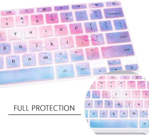 WYGCH Silicon Keyboard Cover for HP Chromebook 11 x360 11.6",Chromebook 11 G2/G3/G4/G5/G6 EE/G7 EE 11.6",Chromebook 14-ca 14-ak14-X Series/Chromebook 14 G2 G3 G4 Keyboard Skin,Cosmic Nebula in Kuwait