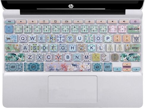 Keyboard Cover Skin for HP Chromebook 11 x360 11.6,G2/G3/G4/G5/G6 EE/G7 EE 11.6, 14-ca 14-ak14-X Series/HP Chromebook 14 G2 G3 G4 Keyboard Protector,Cute Cat in Kuwait