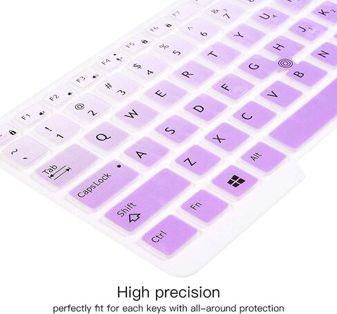Keyboard Cover for Dell Latitude E7450 E7470 E5470 E7480 5480 5490 5491 7490, Dell Latitude 3340 E3340 Laptop Keyboard Protector Ultra Thin Soft Keyboard Skin, Black (US Layout, with Pointing) in Kuwait