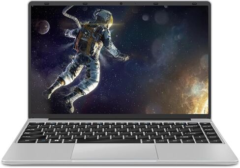 WOZIFAN 14" Laptop 6GB RAM 128GB SSD Support 1TB SSD Expansion Traditional Laptops Win 11 2.4G+5G WiFi Bluetooth 4.2 USB HDMI 1920x1080 FHD with Wireless Mouse for Work Study Entertainment-Silver in Saudi Arabia