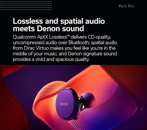 سماعات أذن دينون بيرل بلوتوث، سماعات أذن لاسلكية حقيقية لإلغاء الضوضاء النشطة، صوت مخصص مع تقنية ماسيمو الصوتية التكيفية، أدوات تحكم باللمس قابلة للتخصيص، عمر بطارية 24 ساعة in Kuwait