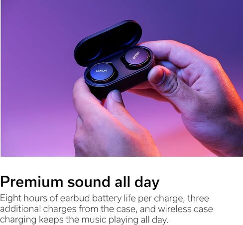 سماعات أذن دينون بيرل بلوتوث، سماعات أذن لاسلكية حقيقية لإلغاء الضوضاء النشطة، صوت مخصص مع تقنية ماسيمو الصوتية التكيفية، أدوات تحكم باللمس قابلة للتخصيص، عمر بطارية 24 ساعة in Kuwait