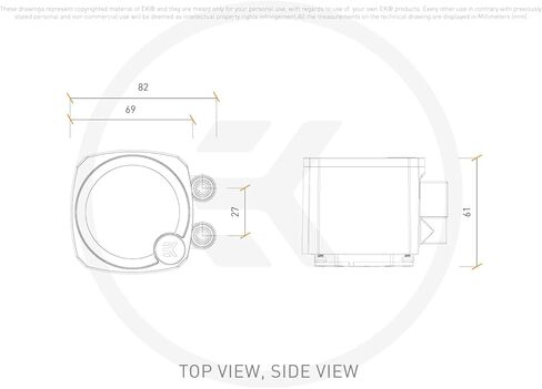 مبرد وحدة المعالجة المركزية السائل الكل في واحد EK Nucleus AIO CR240 Lux D-RGB مع مراوح EK FPT، وأجزاء كمبيوتر لتبريد المياه، ومروحة 120 مم، متوافق مع أحدث وحدات المعالجة المركزية Intel وAMD in Saudi Arabia