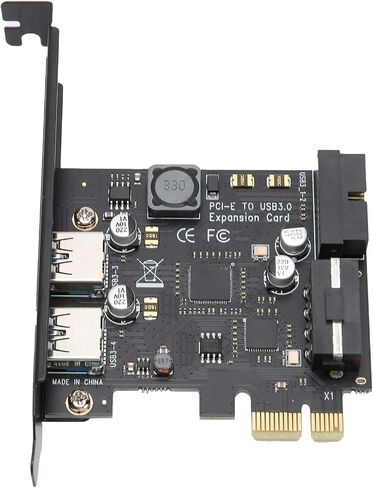 STW-3002 توافق واسع 5 جيجابت في الثانية PCI Express بطاقة توسيع اللوحة التوصيل السريع PCI-E إلى USB3.0 للكمبيوتر المكتبي in Saudi Arabia