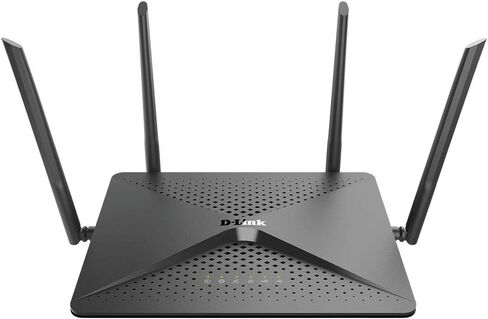 D-Link WiFi Router, AC2600 MU-MIMO Dual Band Gigabit 4K Streaming and Gaming with USB Ports, 4x4 Wireless Internet for Home (DIR-882-US), Black in Saudi Arabia