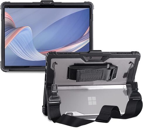 AOAO for Microsoft Surface Pro 7/6/5/4 Case with Shoulder Strap, Hand Strap, Stylus Pen Holder, Rugged, Shock-Absorbing and Drop-Resistant(12.3inch) in Kuwait