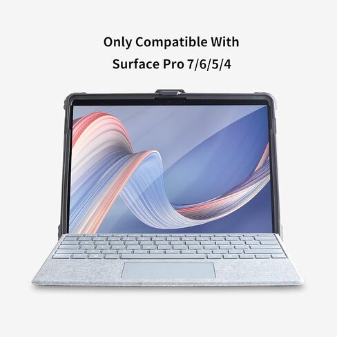 AOAO for Microsoft Surface Pro 7/6/5/4 Case with Shoulder Strap, Hand Strap, Stylus Pen Holder, Rugged, Shock-Absorbing and Drop-Resistant(12.3inch) in Kuwait