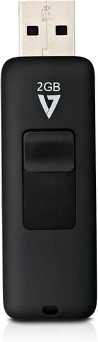 في سيفين ذاكرة فلاش USB 2.0 سلايدر سعة 2 جيجابايت من VF22GAR-3E - اسود in Kuwait