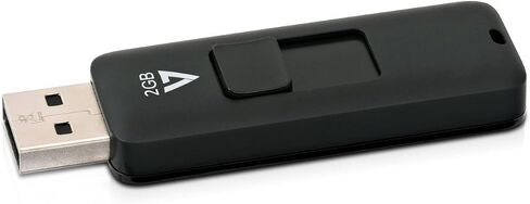 في سيفين ذاكرة فلاش USB 2.0 سلايدر سعة 2 جيجابايت من VF22GAR-3E - اسود in Kuwait