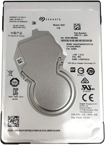 سيجيت سيجيت 1TB HDD SATA 6Gb/s 128MB كاش 2.5 بوصة القرص الصلب الداخلي (ST1000LM035) (صندوق مفتوح) in Saudi Arabia