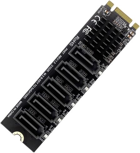 Mini PCI-E PCI Express to SATA 3.0 Four Ports Adapter Converter 6Gbps Hard Drive Extension Card for SSD in Kuwait