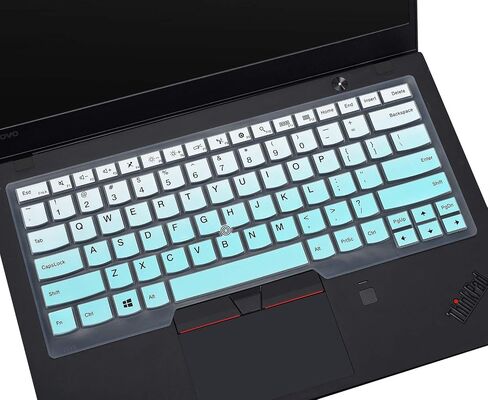 Keyboard Cover for Lenovo Thinkpad X1 Carbon 5th/6th/7th 2019 2018 2017 / ThinkPad X1 Yoga 14" 3 4 5th Gen/Thinkpad A475 L460 L470 T460 T460p T460s T470 T470p T470s T480 T480S Skin, Rainbow in Kuwait